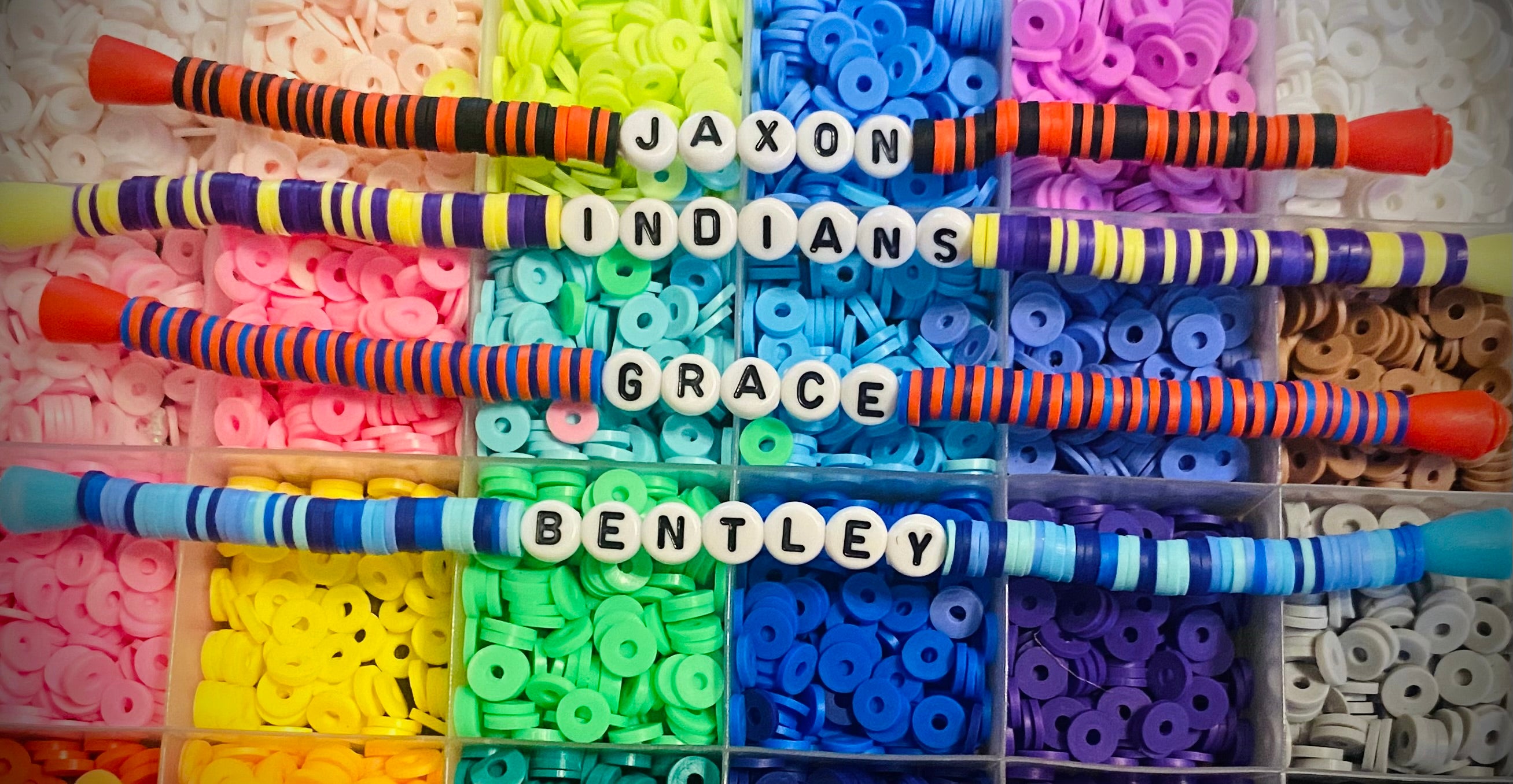 Custom Mendoza Kids Summer Vaca Bracelets!